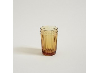 Vasos Alto De Vidrio Ambar Linea Cardiff