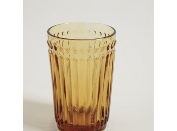 Vasos Alto De Vidrio Ambar Linea Cardiff