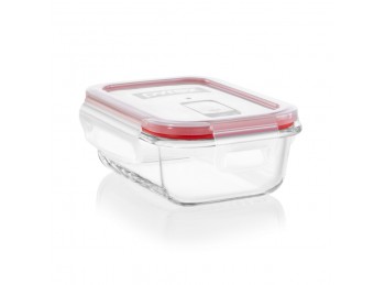 Contenedor Rectangular Vidrio C/Tapa Pyrex 650 Cc