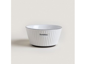 Bowl De Ceramica Black And White 