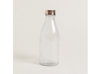 Botella Con Tapa Color Cobre 