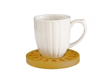 Taza Blanca Con Base 