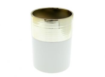 Organizador De Ceramica Blanco 18 Cm