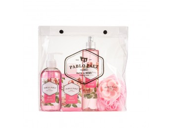 Kit- Estuche Grande- Jab Liq, Espuma,B. Splash, Esponja,Jab Toc