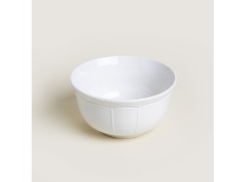 Bowl De Porcelana Blanca Redondo