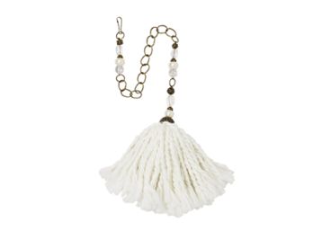 Mini Borla Candela con Cadena Crudo