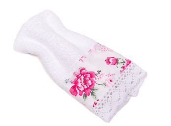 Toalla Puntilla y Estampado