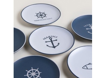 Plato De Ceramica Navigation 20 Cm