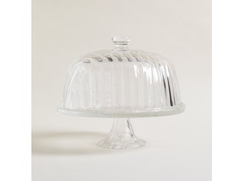 Campana De Vidrio Con Pie Rombo