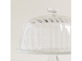 Campana De Vidrio Con Pie Rombo