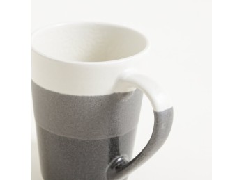 Mug Conico Liso Gris Degradé 280 Ml