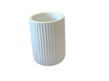 Vaso Tramado  Color blanco