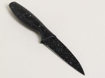 Cuchillo Hoja Negra Mango Granito 20 Cm