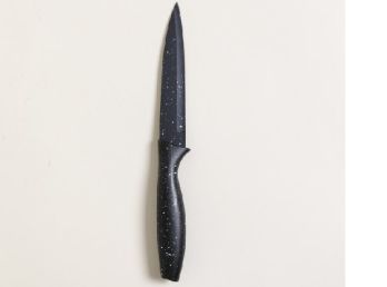 Cuchillo Hoja Negra Mango Granito 20 Cm