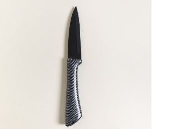 Cuchillo Hoja Negra Mango Snake 19 Cm