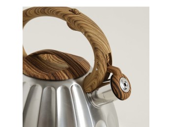 Pava Silbadora Acero Inoxidable Silver
