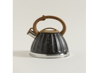 Pava Silbadora Acero Inoxidable Black