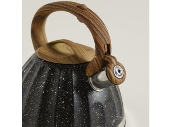 Pava Silbadora Acero Inoxidable Black