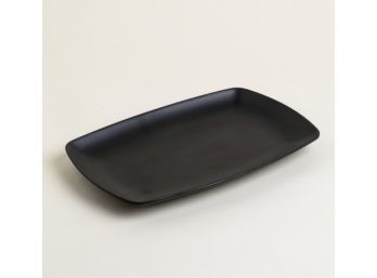 Bandeja De Melamina Negra Tokio Rectangular 31.5X21Cm