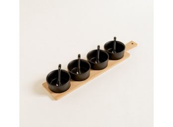 Set x4 Copetineros de Ceramica