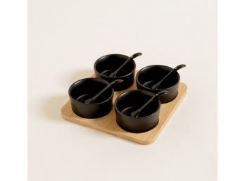 Set x4 Copetineros de Ceramica