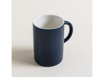 Mug De Cerámica Azul 8x11.3Cm