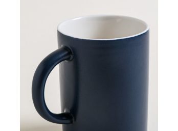 Mug De Cerámica Azul 8x11.3Cm