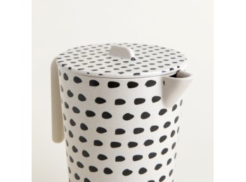 Jarra de Fibra de Bamboo Dots