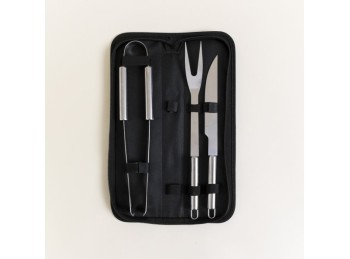 Set de Asado Acero 3 Piezas