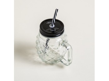 Frasco De Vidrio Con Sorbete Piña 450 Ml