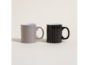 Mug Recto Surtido Lineas 333 Ml