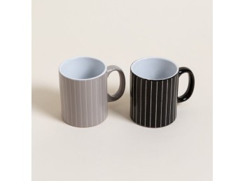 Mug Recto Surtido Lineas 333 Ml