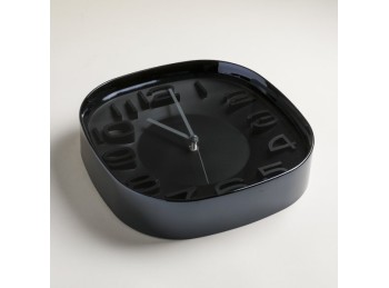 Reloj Cuadrado Brooklin Black & Black 30 Cm