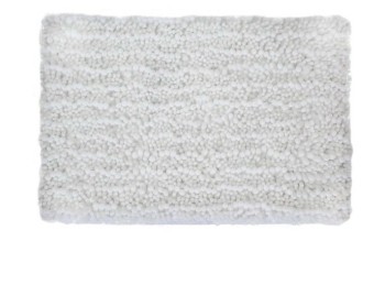 Alfombra Chenille Blanca 40X60