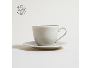 Taza y Plato Rhythm Gray 250 Cc