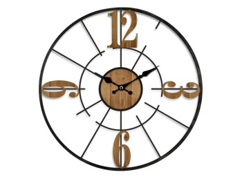 Reloj Pared 60 x 60 x 3,4 Cm