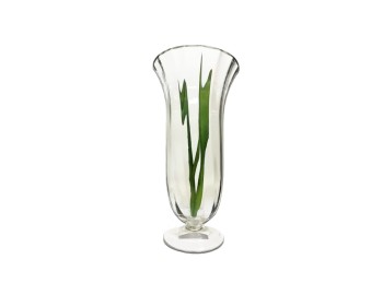 Florero Copon De Vidrio 35 Cm