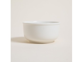 Bowl Recto Blanco 13 Cm