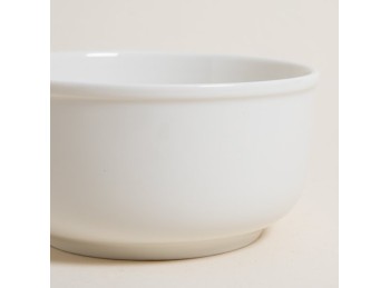 Bowl Recto Blanco 13 Cm