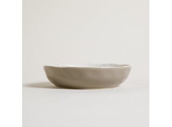 Bowl Bajo Botanic Gray 17 x 4 Cm