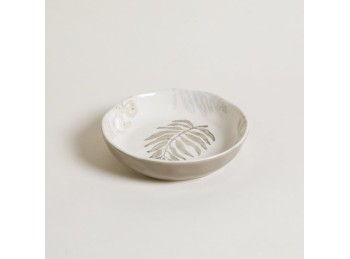 Bowl Bajo Botanic Gray 17 x 4 Cm