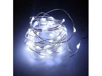 Cable Luces Led Plata