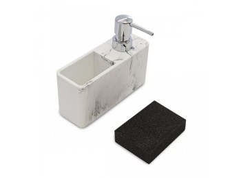 Dispenser con porta esponja Cerdeña 