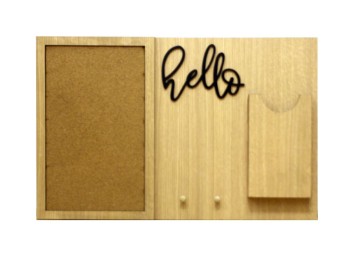 Organizador Hello corcho