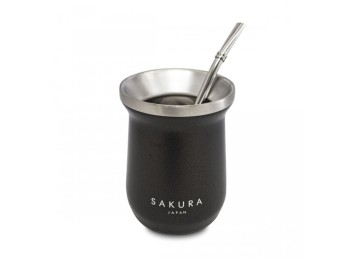 Mate Sakura negro