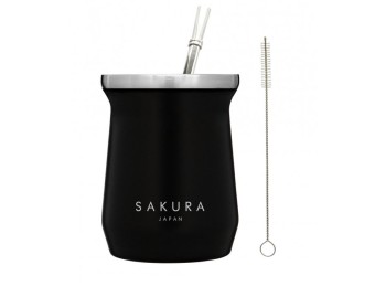 Mate Sakura negro