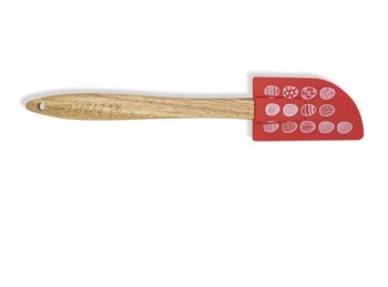 Espatula De Silicona Mango De Madera