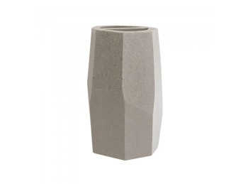 Vaso Cepillo Dental Ilhabela Gray Polyresin