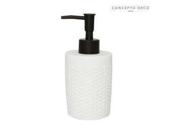 Dispenser Piedra Tejido Blanco