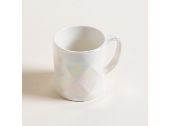 Mug De Porcelana Rombos Pearl 420 Ml